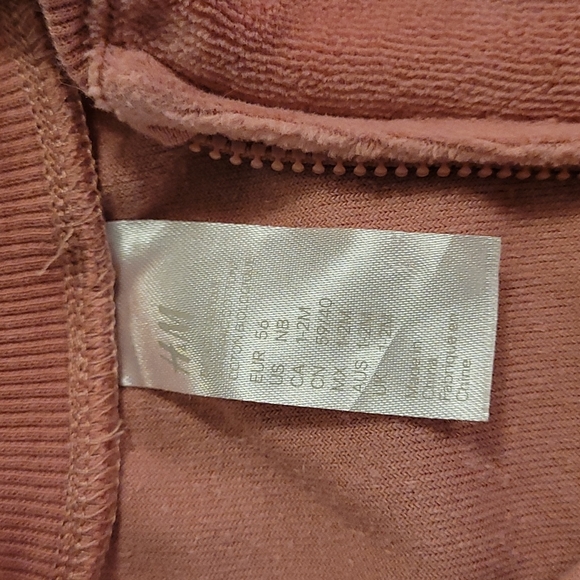 Newborn Pink Velour Jacket - Picture 2 of 3